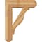 Ekena Millwork Funston Craftsman Rough Sawn Bracket w/ Offset Brace, Western Red Cedar, 8"W x 26"D x 34"H BKT0806X26X34FST04RWR - alternate 4